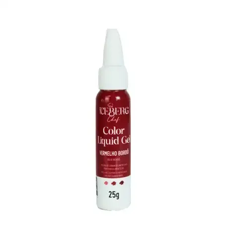 Color Gel Rojo Bordó