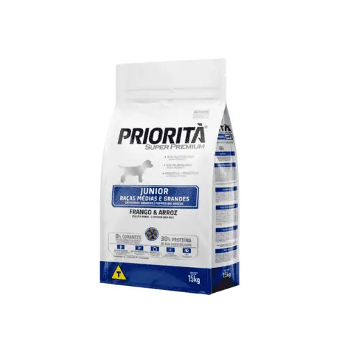 Prioritá Cachorro Razas Medianas y Grandes - 15kg