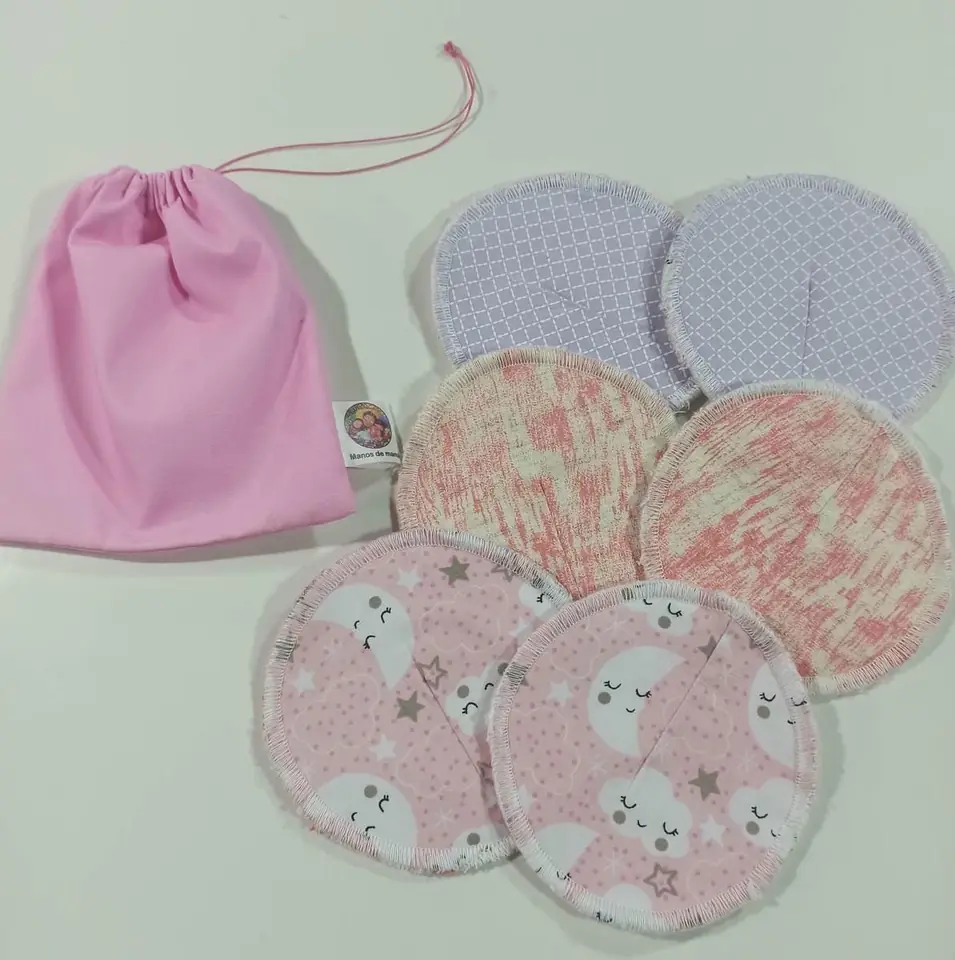 5 pares de Protectores Mamarios reutilizables