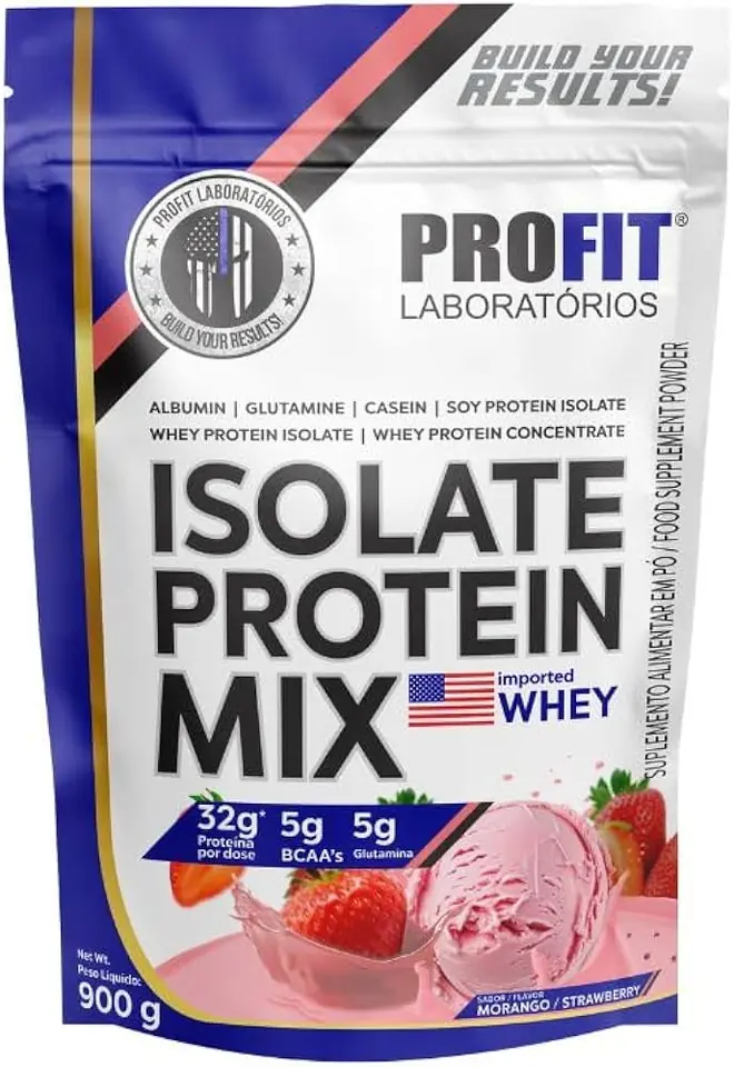 isolate protein mix 900g profit FRUTILLA