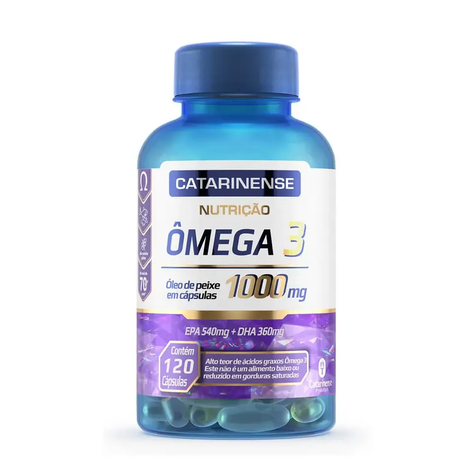 Omega 3 Catarinense 1000mg 120 Cápsulas