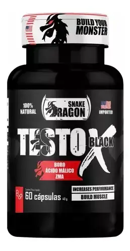 Testo X Black 60 Cápsulas