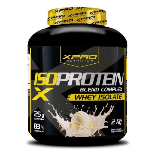 Whey Protein Isolado Iso Blend Complex 2kg Pretorian xpro VAINILLA