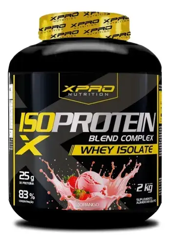 Whey Protein Isolado Iso Blend Complex 2kg Pretorian xpro FRUTILLA