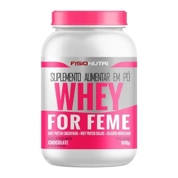Whey for feme FisioNutri 900g CHOCOLATE
