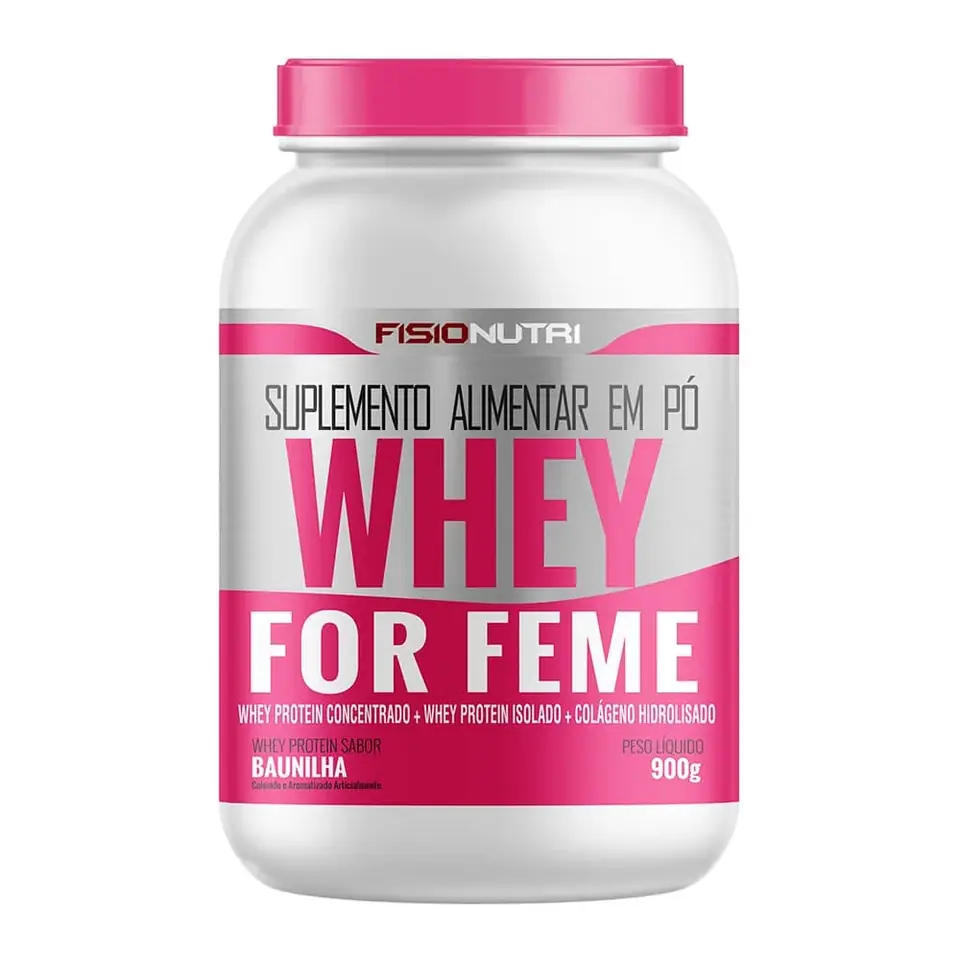 Whey for feme FisioNutri 900g VAINILLA
