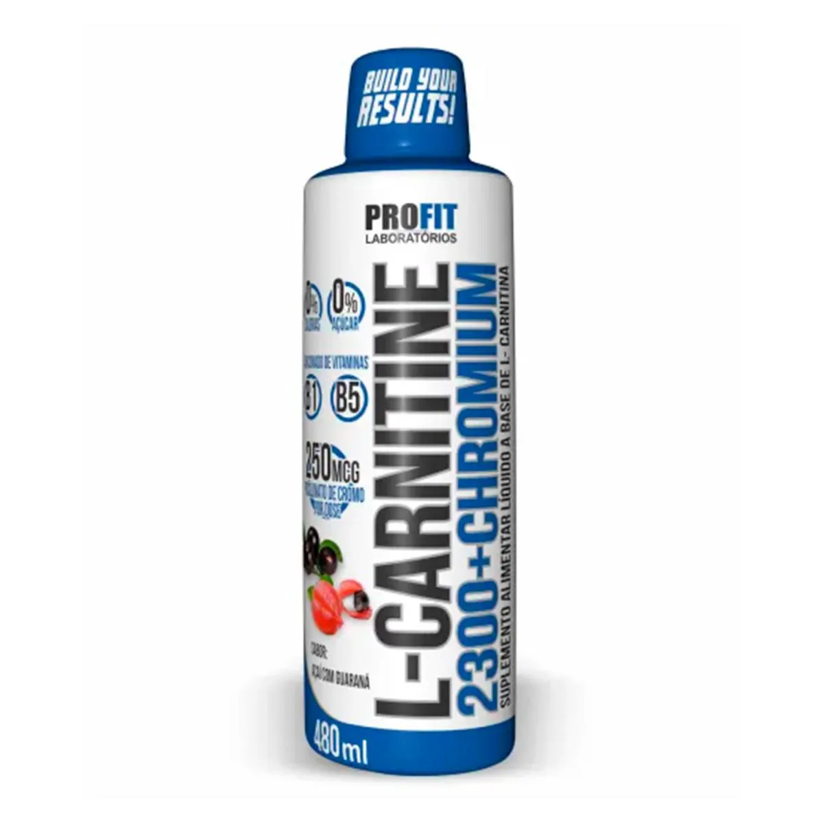 L-CARNITINA 2300+CROMO profit  480ml ACAI CON GUARANA