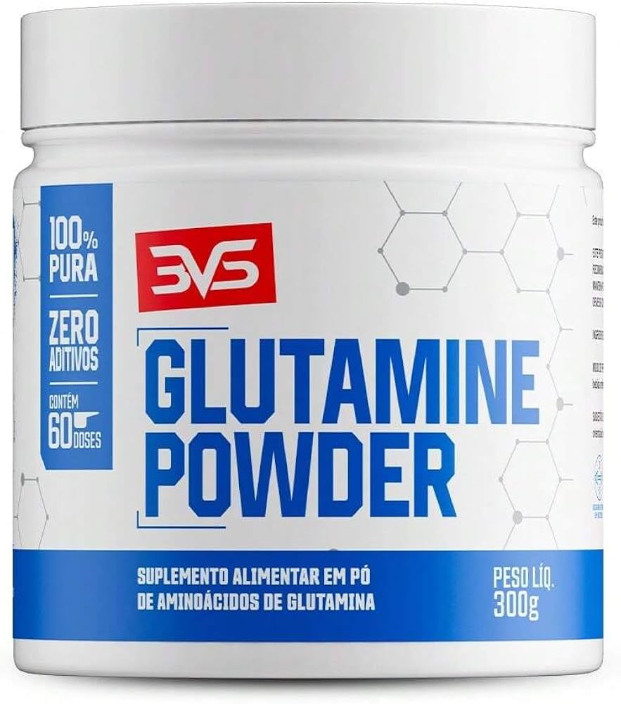 Glutamine Powder 100% pura 3VS 300g