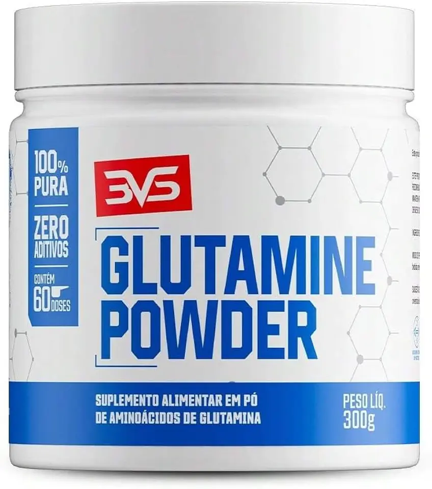 Glutamine Powder 100% pura 3VS 300g
