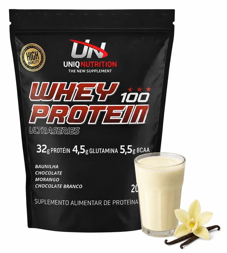 Whey UniqNutrition 100% 2kilos VAINILLA