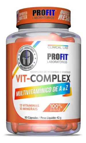 Multivitamínico Vit Complex A - Z 90 Capsulas - Profit