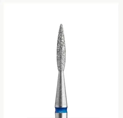 Fresa diamantada - Flama -  Gramaje AZUL - (Contorno fino, limpieza)