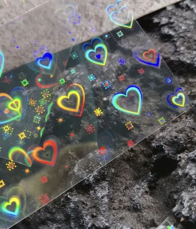 Sticker Holográfico con movimiento