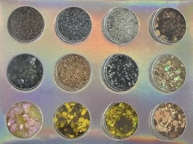 Glitter gama dorada