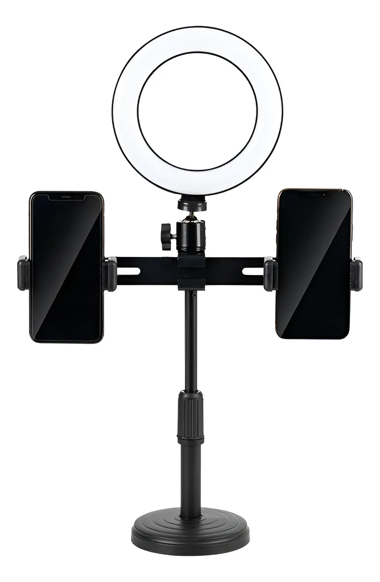 Aro de luz led de 16cm con soporte pie
