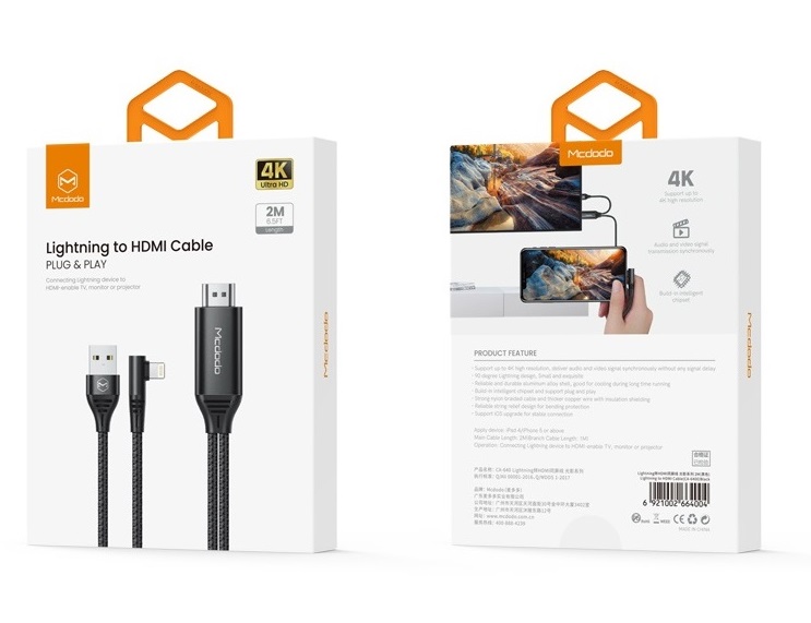 Cable MCDODO Lightning a HDMI (CA6401)