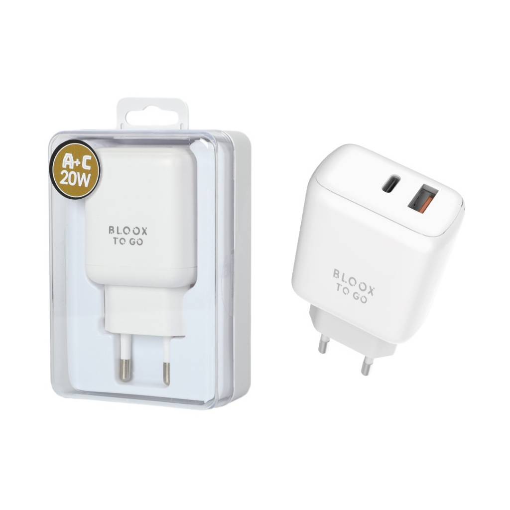 Cargador BLOOX TO GO A+C 3A Sin Cable (BA-TCA-C3)
