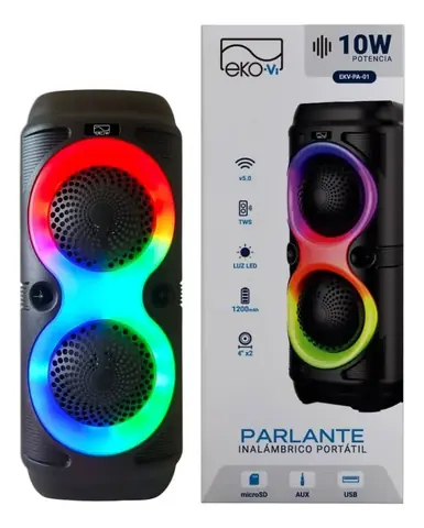 Parlante inalámbrico eko vr 10w