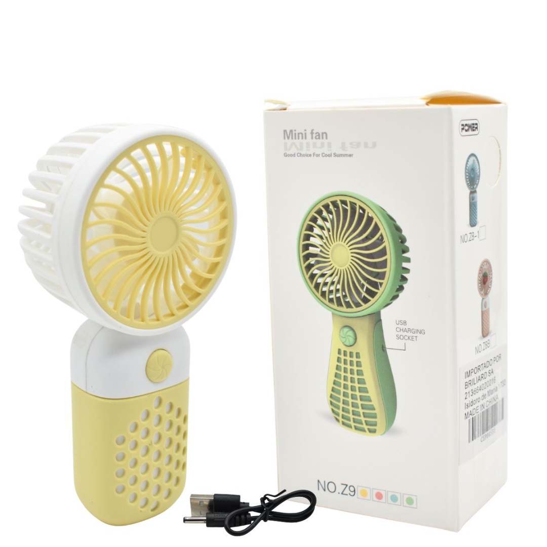 Ventilador mini recargable