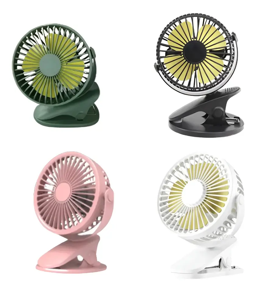 Ventilador portátil USB pinza