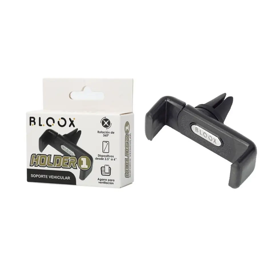 Soporte de auto ventilación tipo pinza Bloox