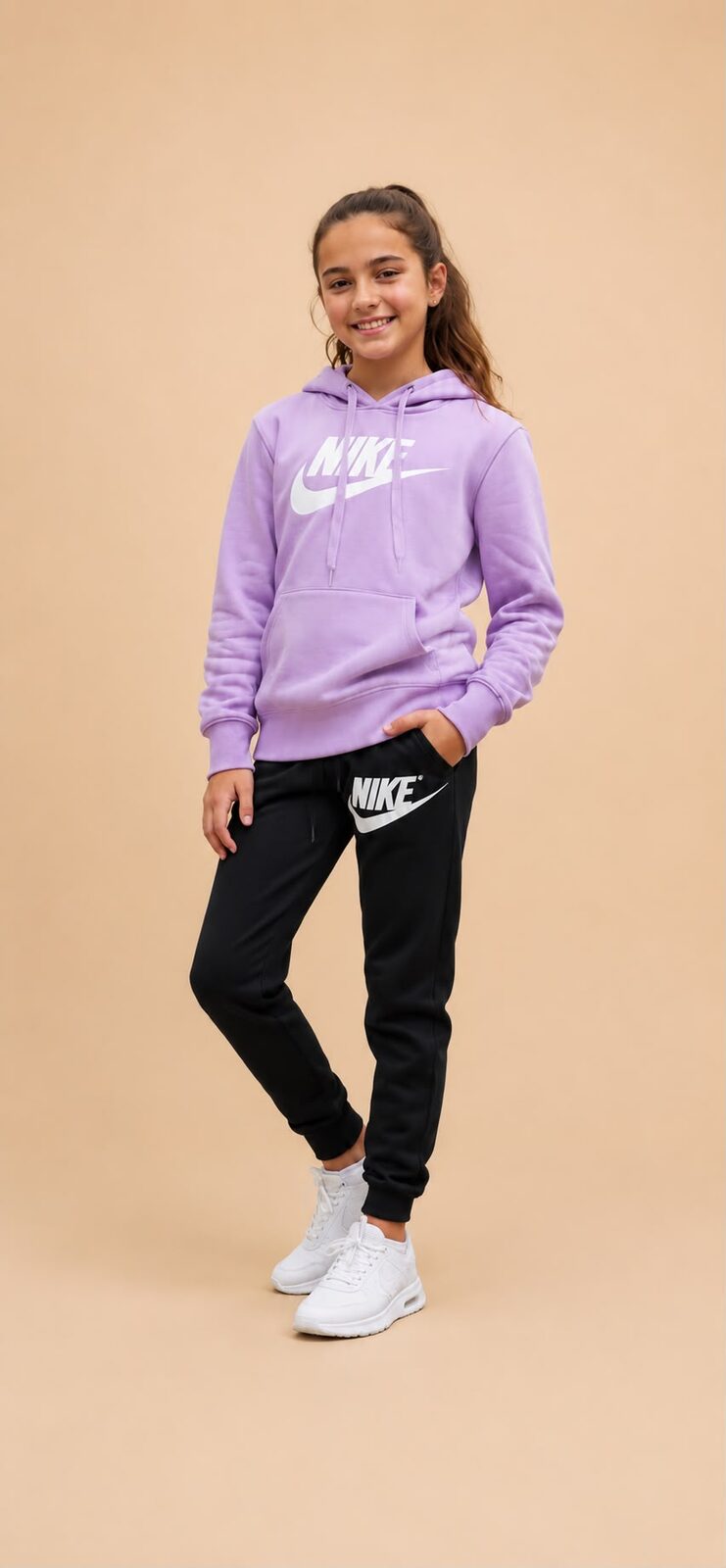 Conjunto Deportivo Infantil Lila & Negro