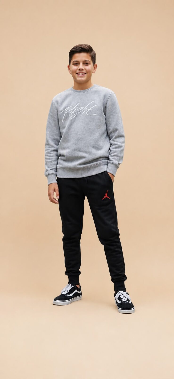 Conjunto Deportivo Infantil Gris & Negro
