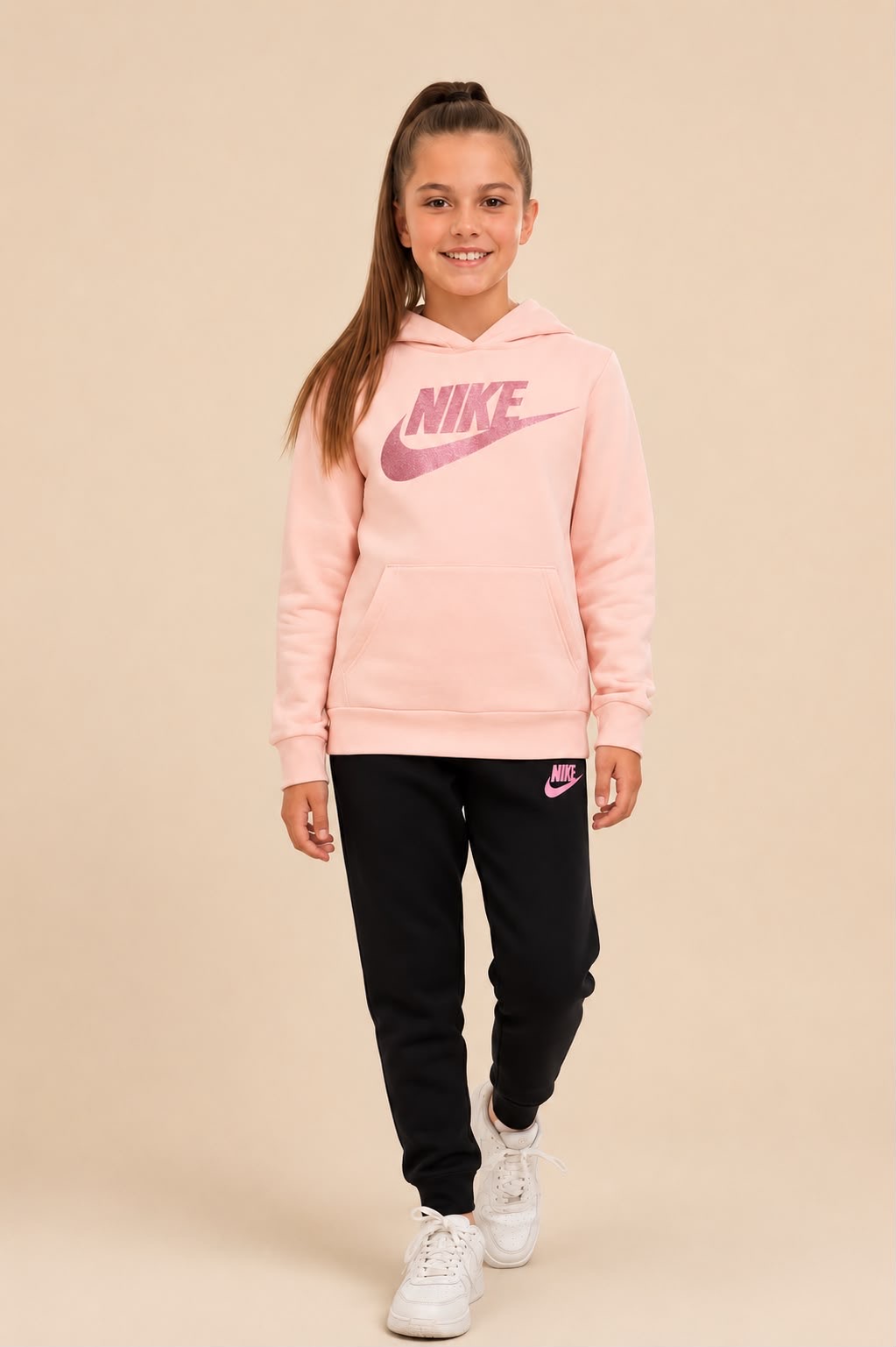 Conjunto Deportivo Infantil Rosa & Negro