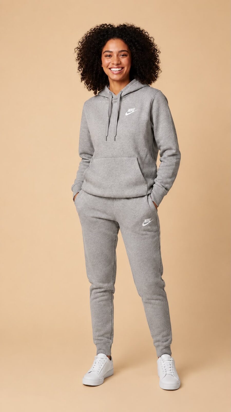 Conjunto Deportivo Gris Melange N
