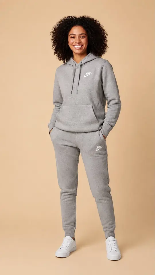 Conjunto Deportivo Gris Melange N