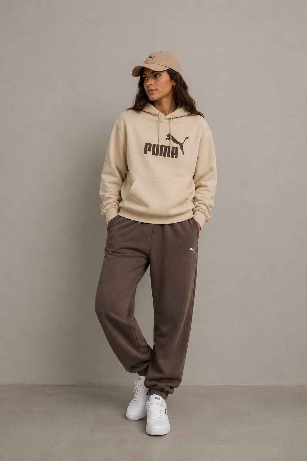 Conjunto Deportivo Beige & Chocolate
