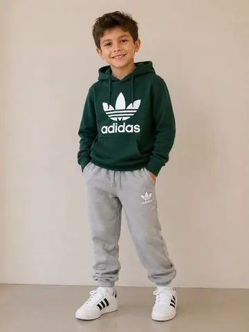 Conjuntos Deportivos Niñ@ verde y gris
