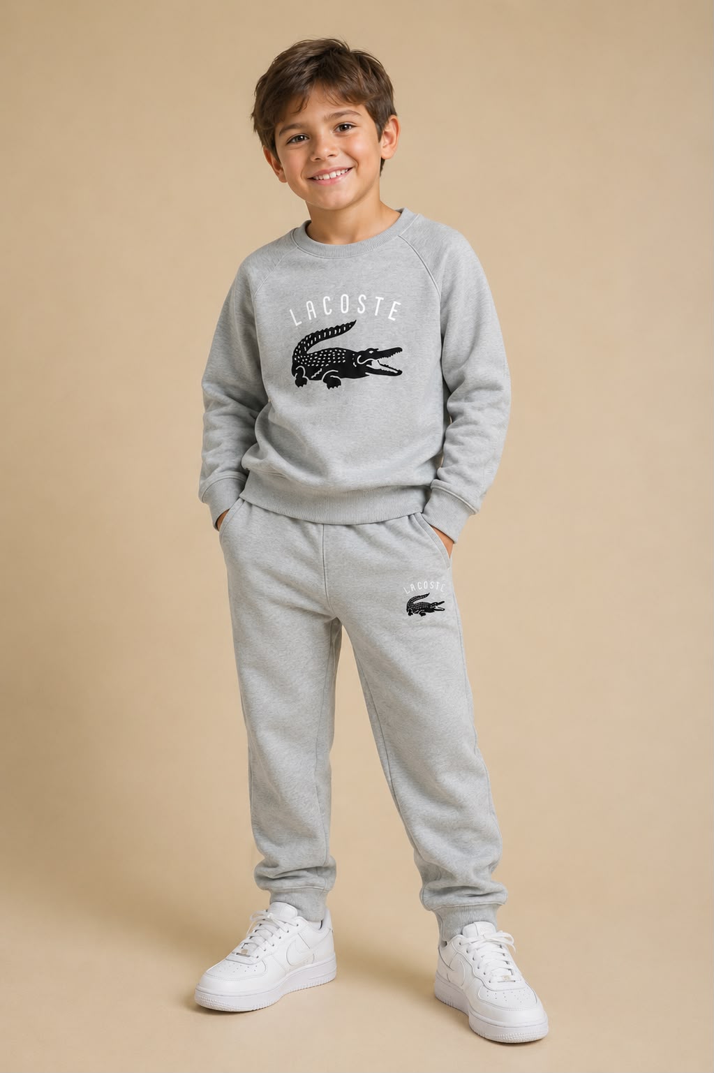 Conjunto Deportivo Infantil Gris
