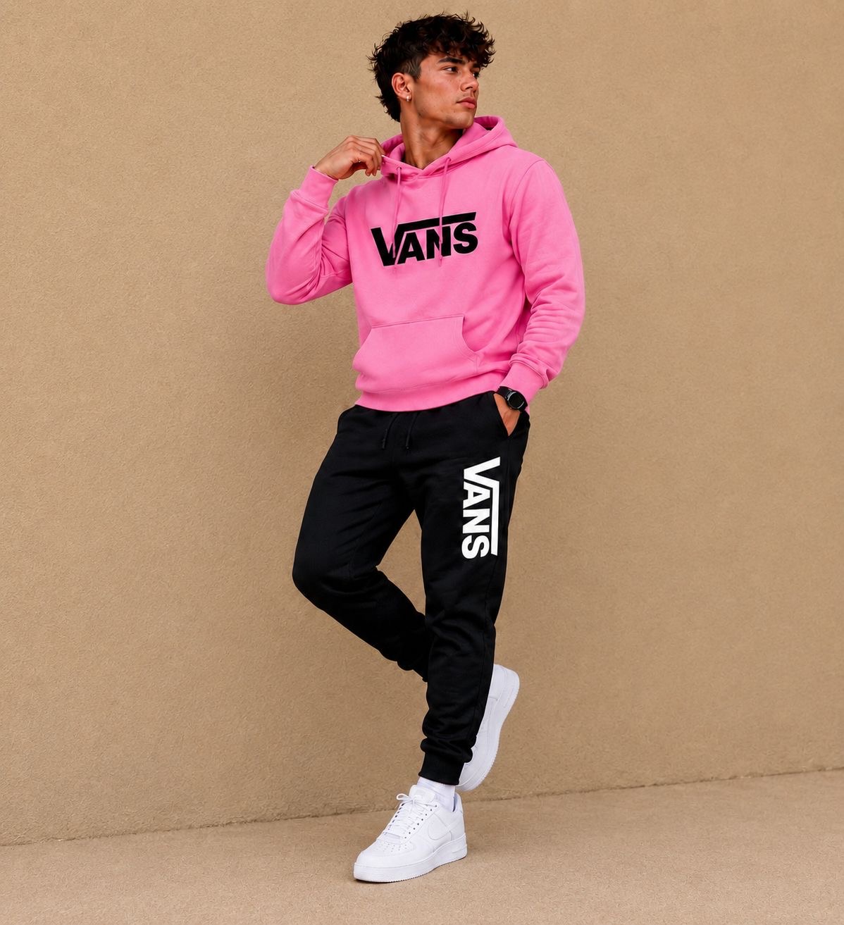 Conjunto Deportivo Pink & Black