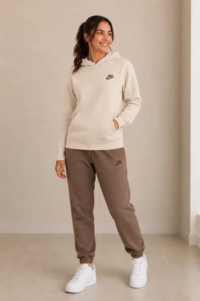 Conjunto Deportivo Chocolate & Crema