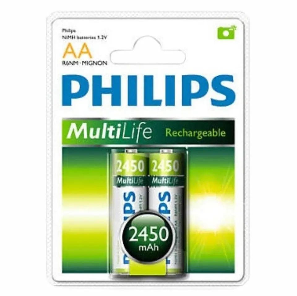Pila recargable Philips x2