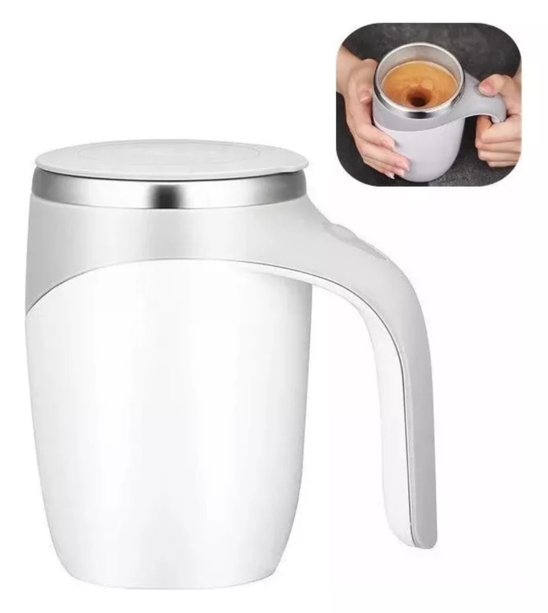Taza revolvedora automática carga USB
