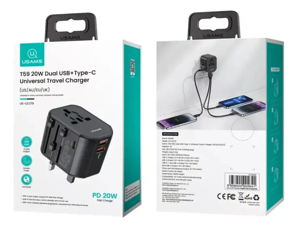 Adaptador Cargador Universal USAMS