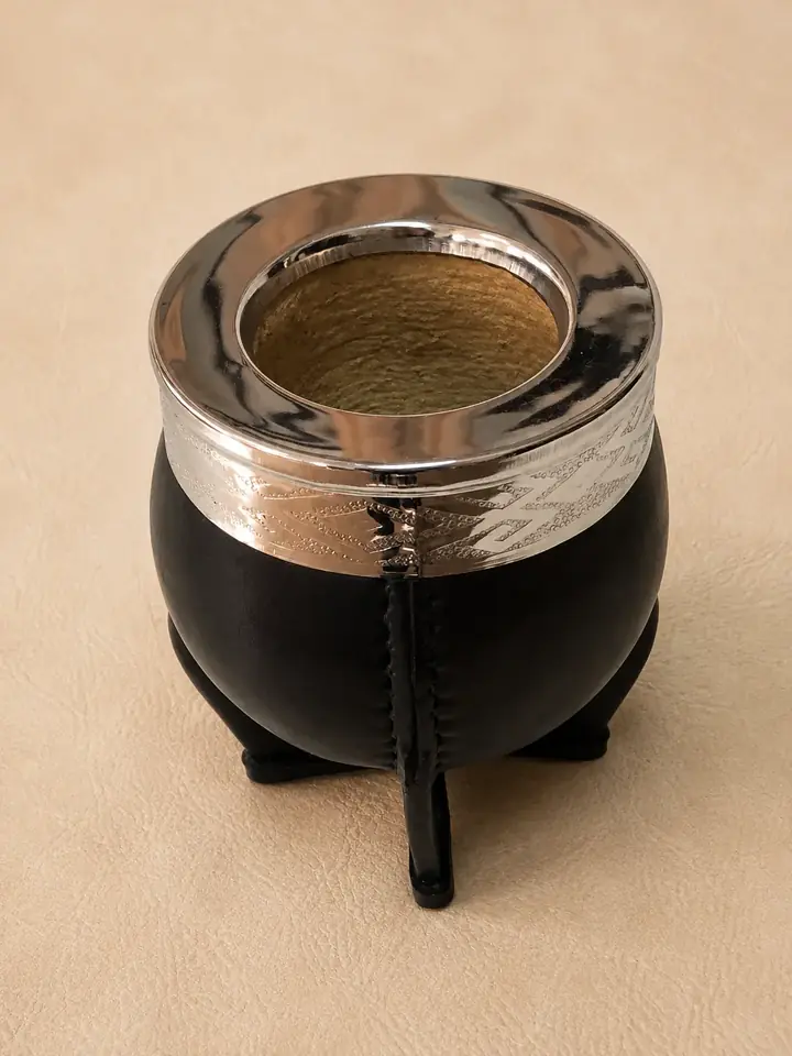 Mate Imperial Calabaza Virola en Acero para Grabado Laser