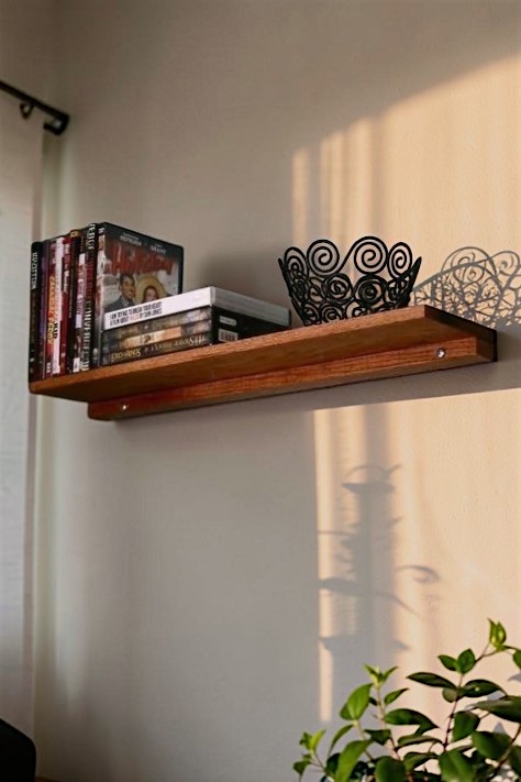 Estante Flotante Minimalista para Living o Dormitorio