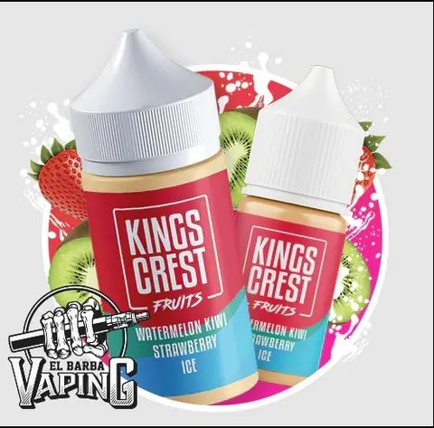 King’s Crest Watermelon Kiwi Strawberry Ice – 3mg 120ml