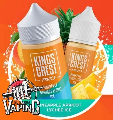 Kings Crest Pineapple Apricot Lychee Ice 30ml 25mg