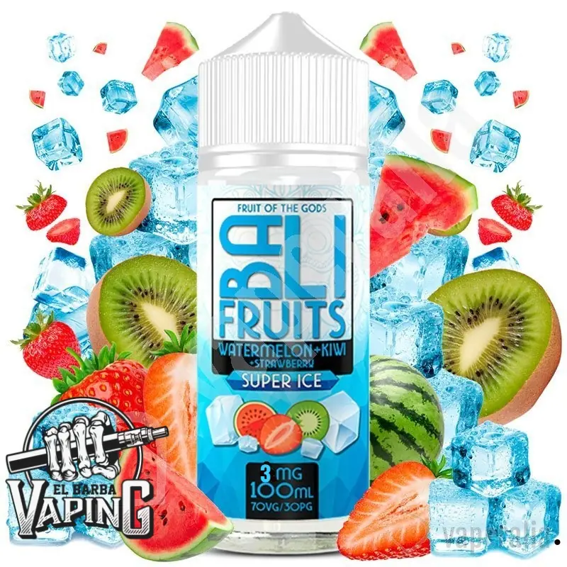 Bali Fruits Watermelon Kiwi Strawberry Super Ice 100ml 3mg