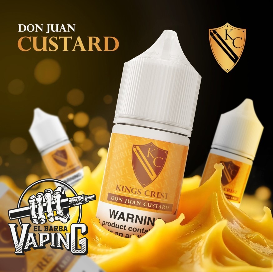 Kings Crest Don Juan Custard 30ml 25mg