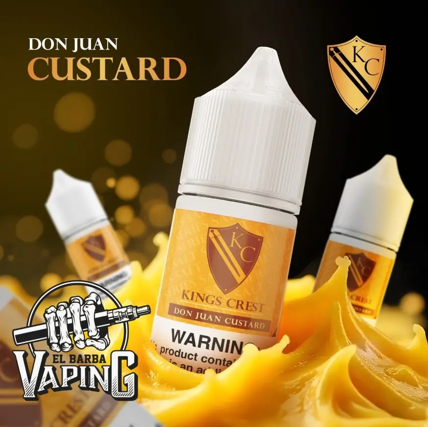Kings Crest Don Juan Custard 30ml 25mg