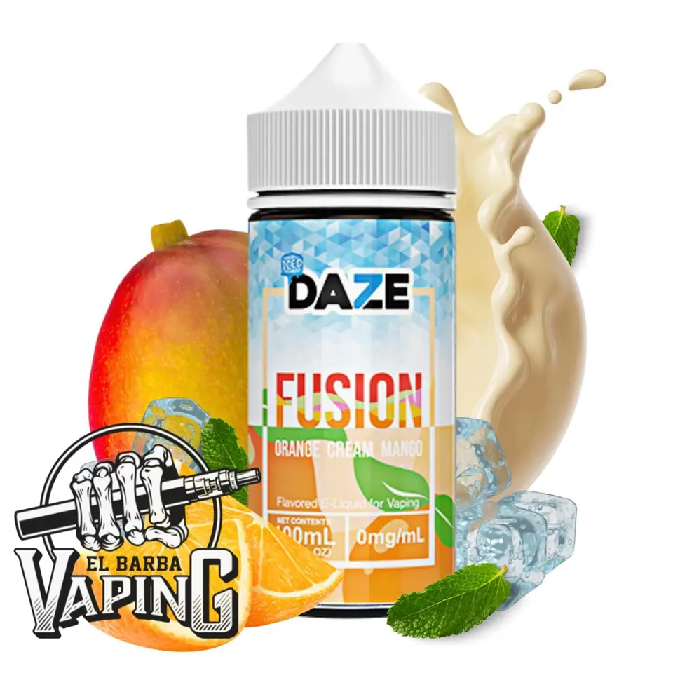 Daze Orange Cream Mango 100ml 3mg ICE