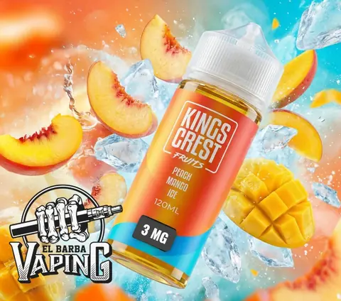 King’s Crest Peach Mango Ice – 3mg 120ml