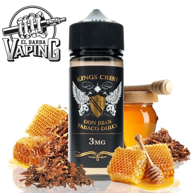 Kings Crest Don Juan Tabaco Dulce 120ml 3mg