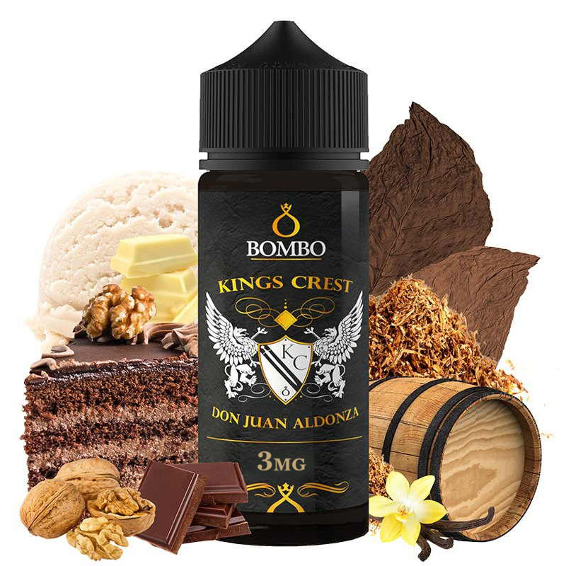 Kings Crest Bombo Don Juan Aldonza 120ml 3mg