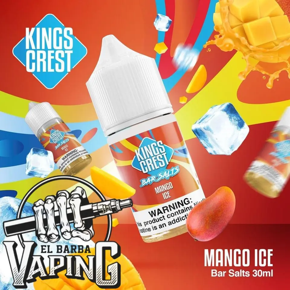 King Crest Bar Salts Mango Ice 30ml 25Mg